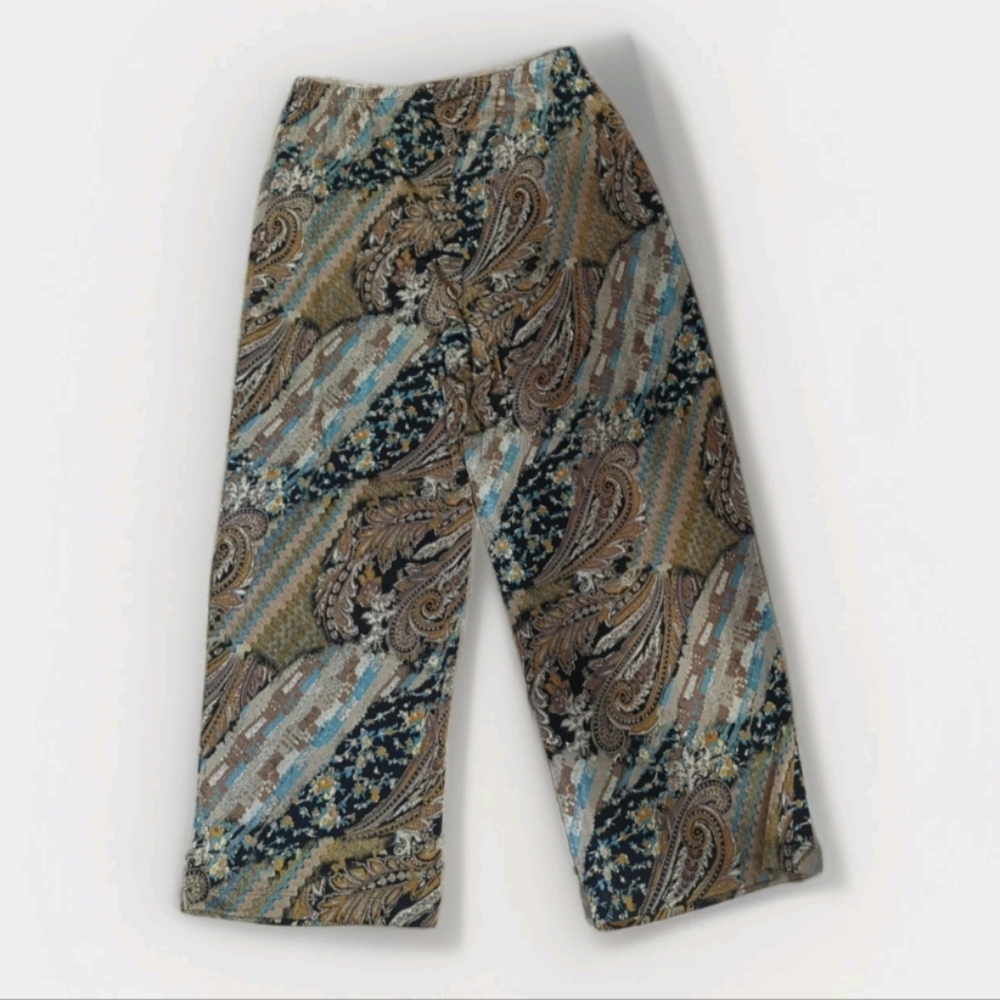 Softwear By Mark Singer Women's Size M Slinky Pants Pull On Travel Comfort EUC